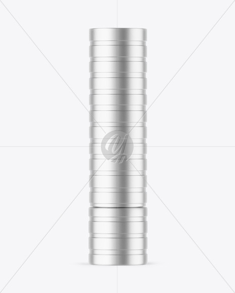 Matte Metallic Lipstick Tube Mockup