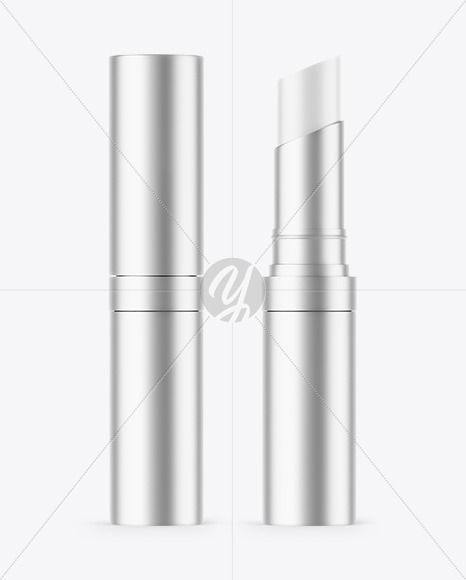 Matte Metallic Lipstick Mockup