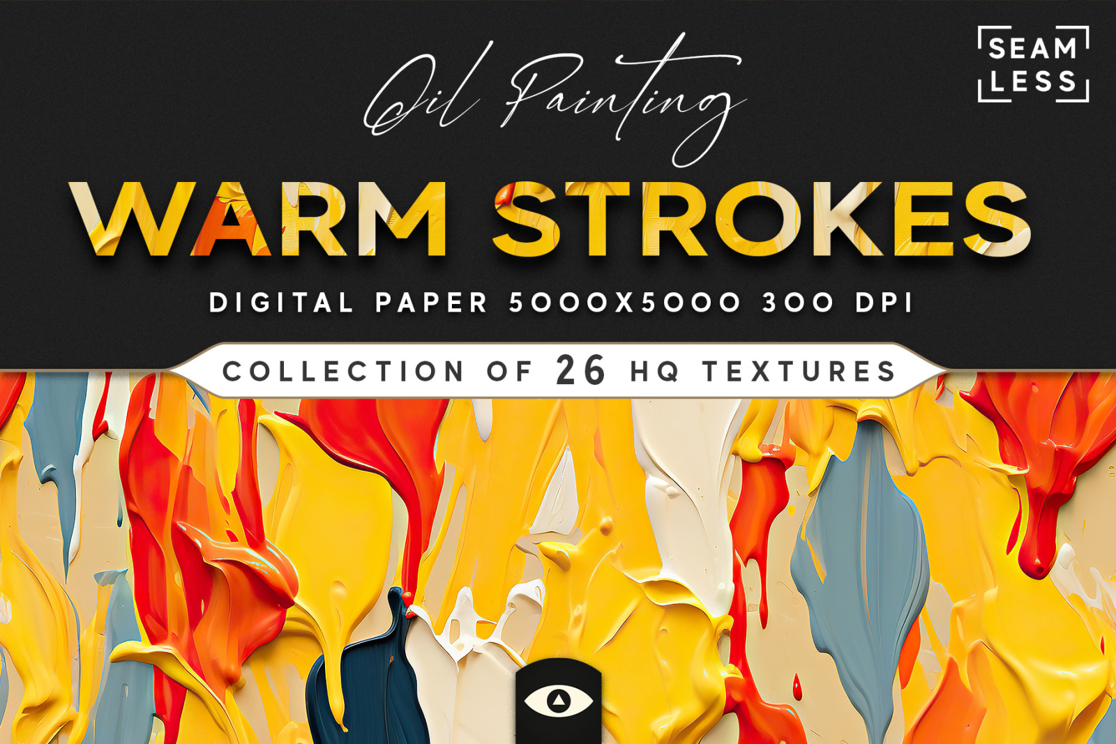 Oil Painting Warm Strokes Texture Pack
