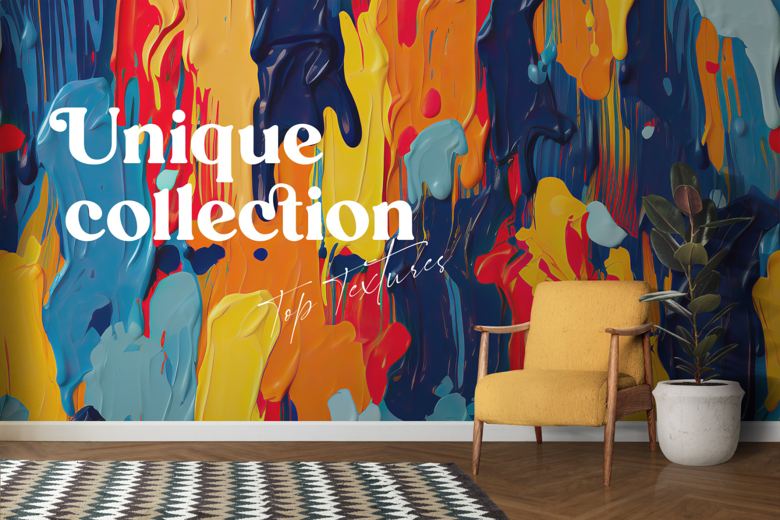 Oil Painting Warm Strokes Texture Pack