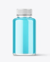 Clear Glass Jar with Plastic Cap Mockup