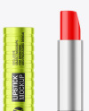 Metallic Lipstick Mockup