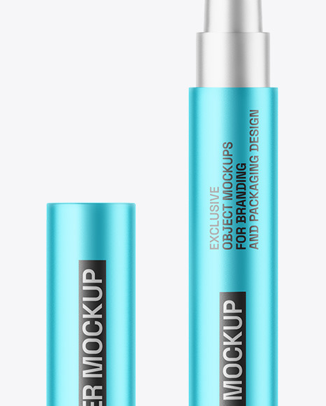 Matte Metallic Lip Liner Mockup