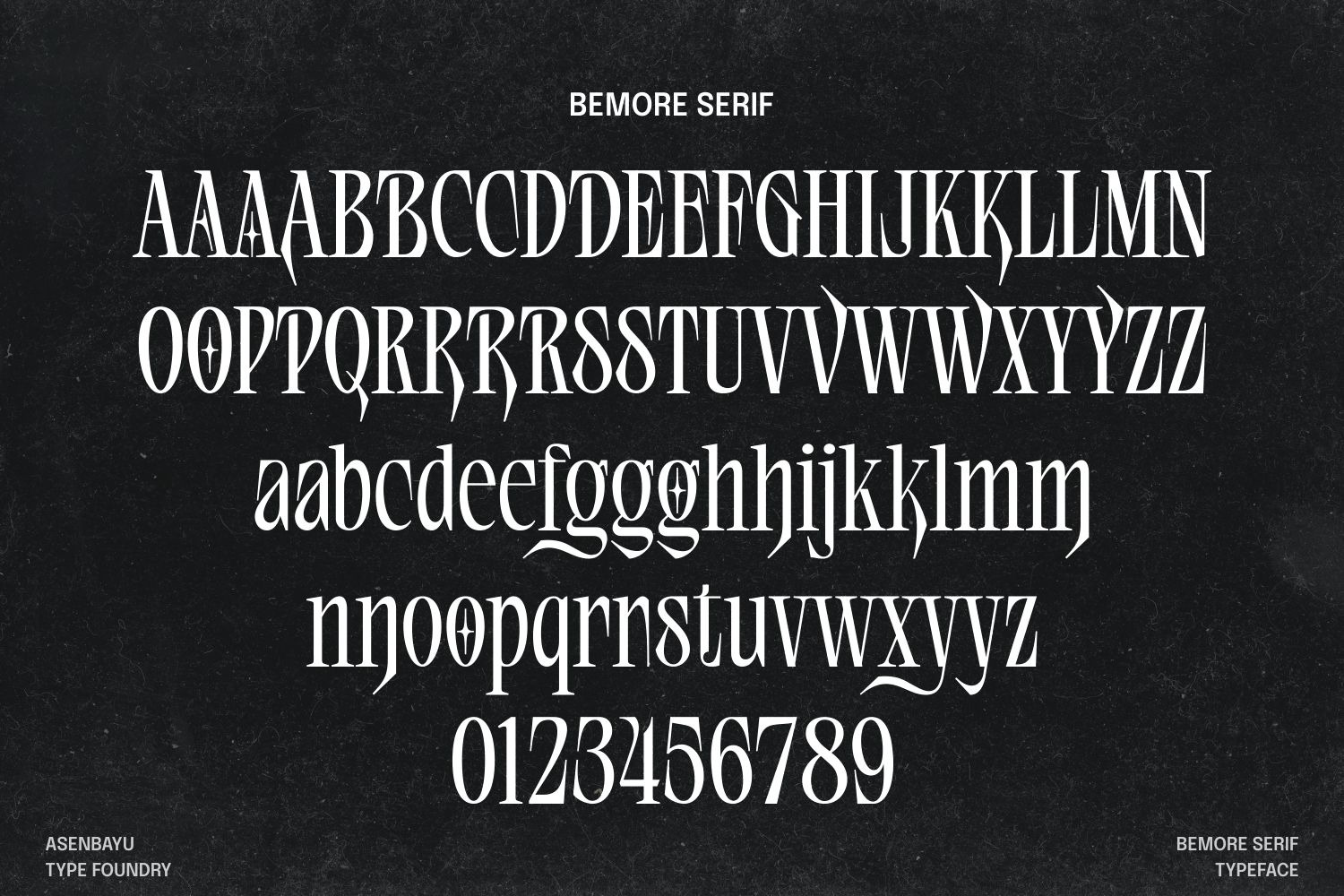 Bemore Serif - Distinctive Serif Display Font Bemore Serif - Distinctive Serif Display Font