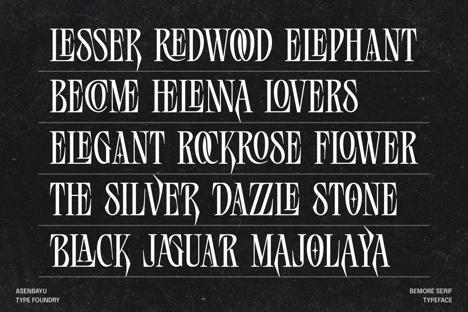 Bemore Serif - Distinctive Serif Display Font Bemore Serif - Distinctive Serif Display Font