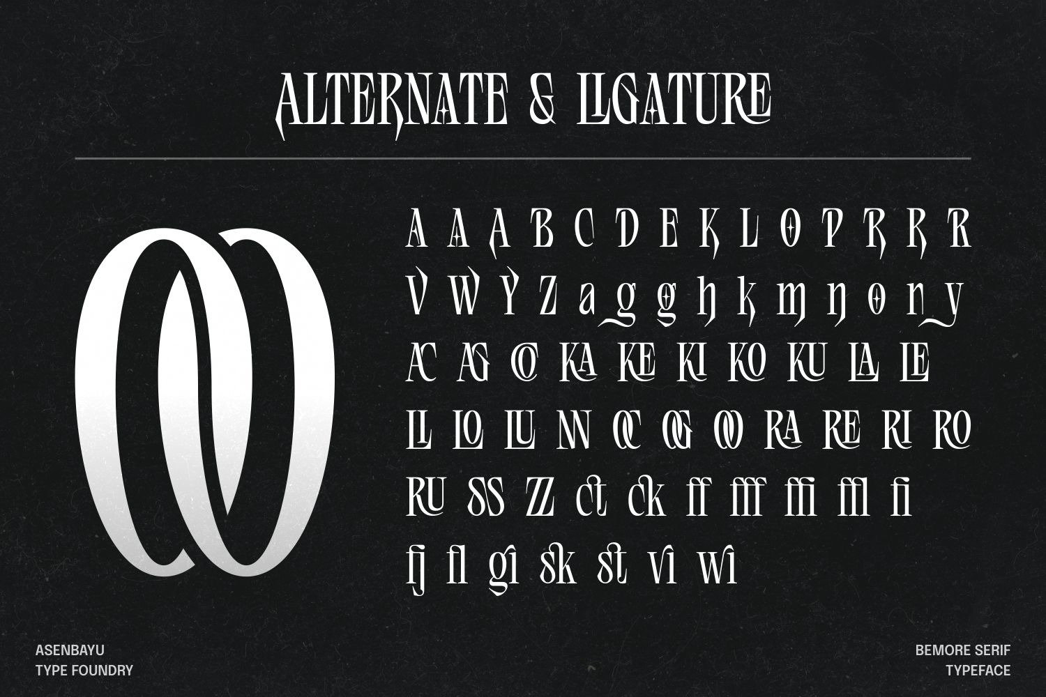 Bemore Serif - Distinctive Serif Display Font Bemore Serif - Distinctive Serif Display Font