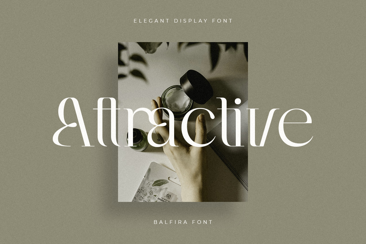 Balfira - Elegant Display Font Balfira - Elegant Display Font