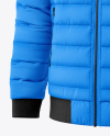 Men's Down Jacket Mockup - Half Side View