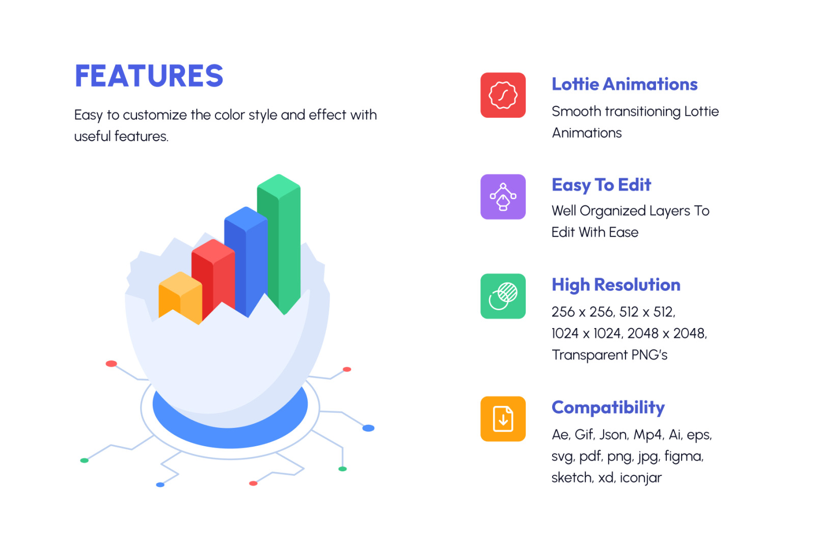 Animated Growth Icon Set Animated Growth Icon Set
