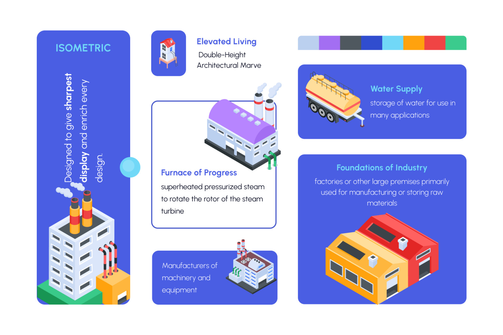 Industrial Isometric Icons Industrial Isometric Icons