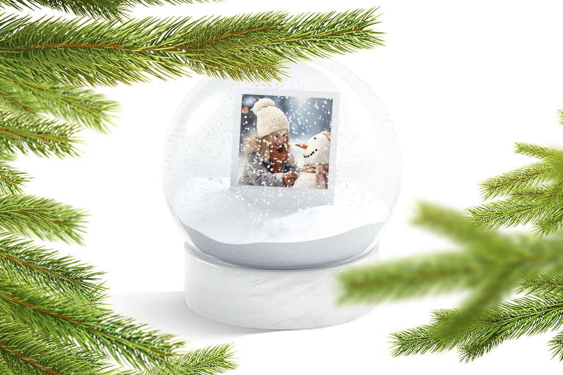 Snow Globe Animated Mockup