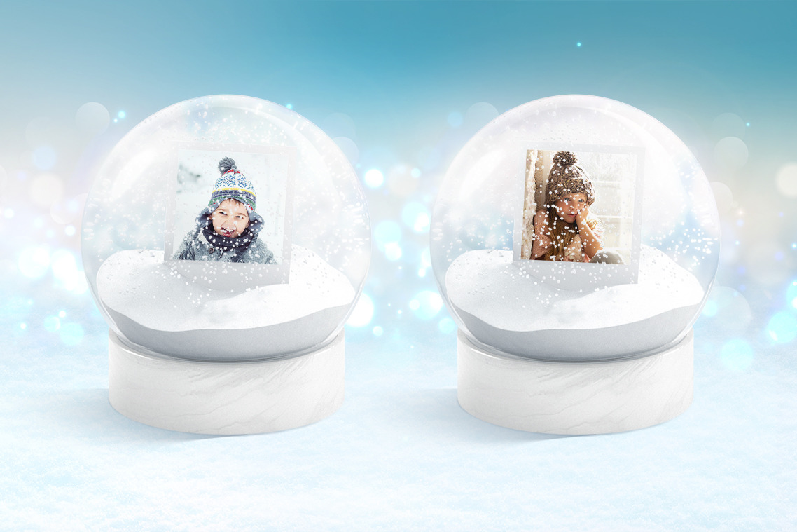 Snow Globe Animated Mockup