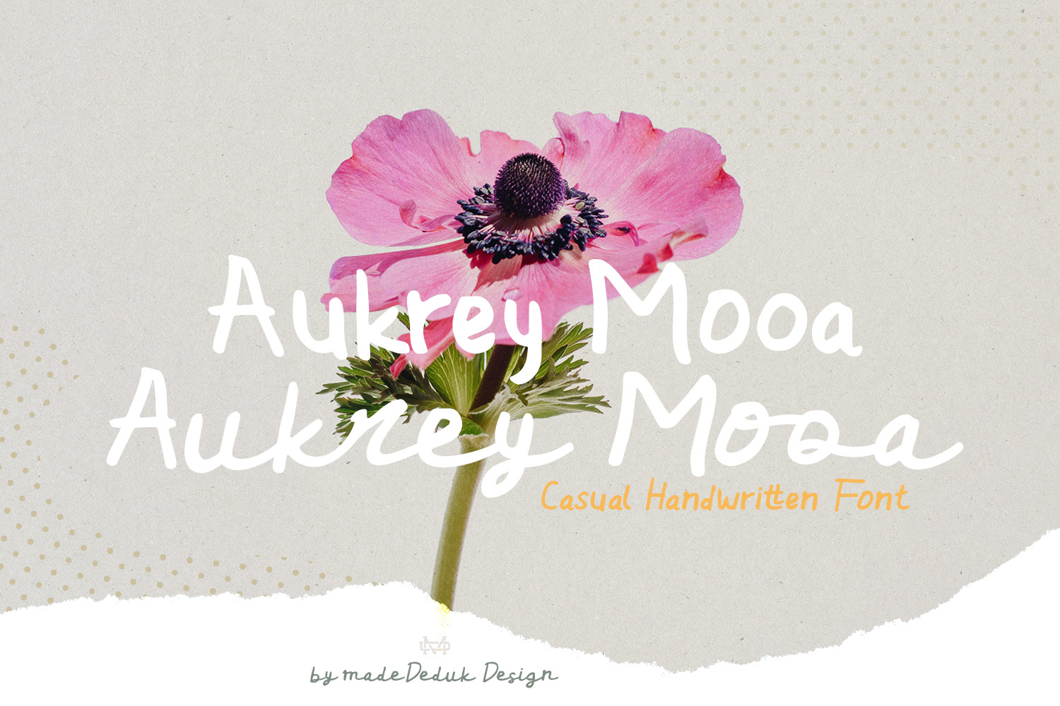 Aukrey Mooa Font Aukrey Mooa Font