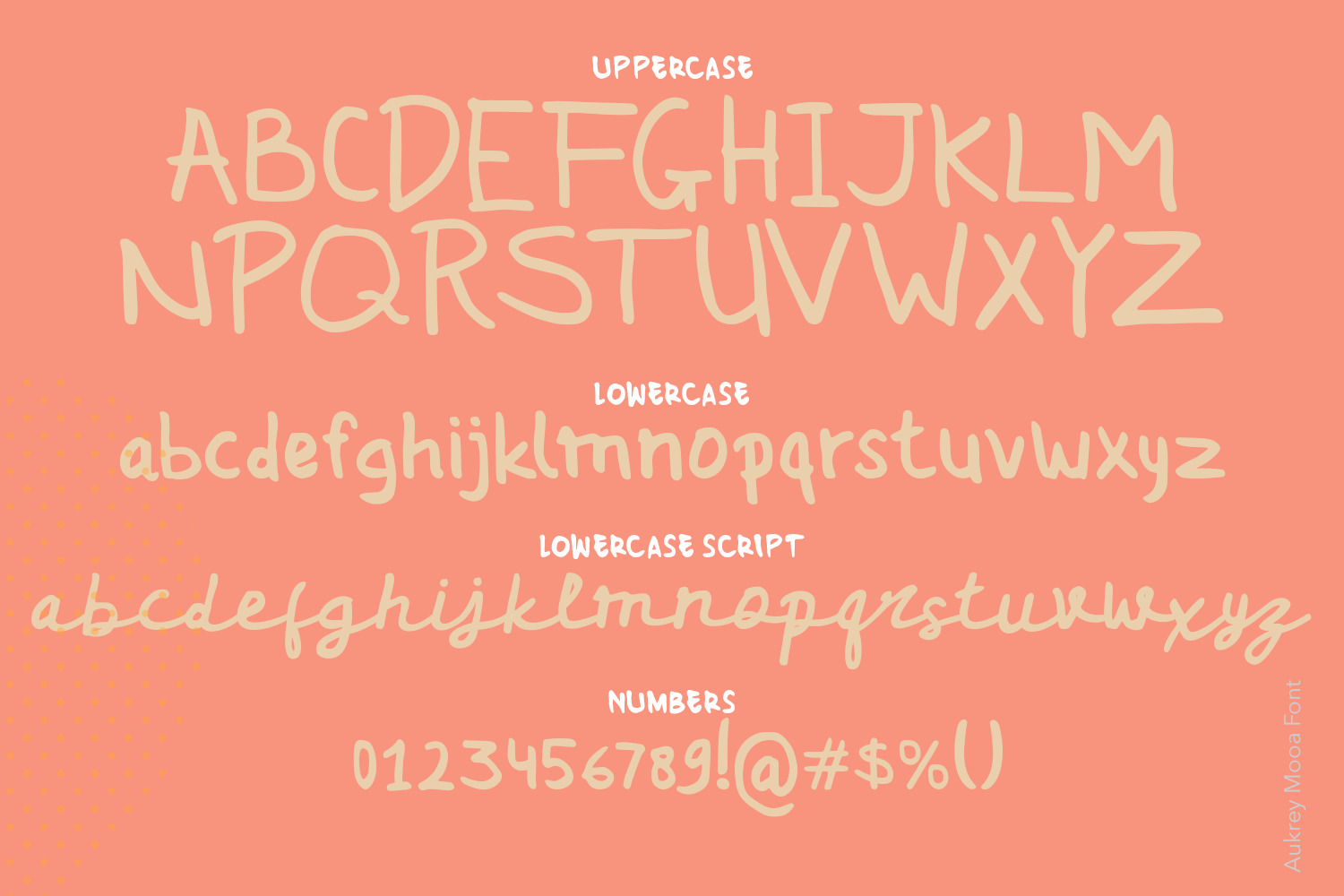Aukrey Mooa Font Aukrey Mooa Font
