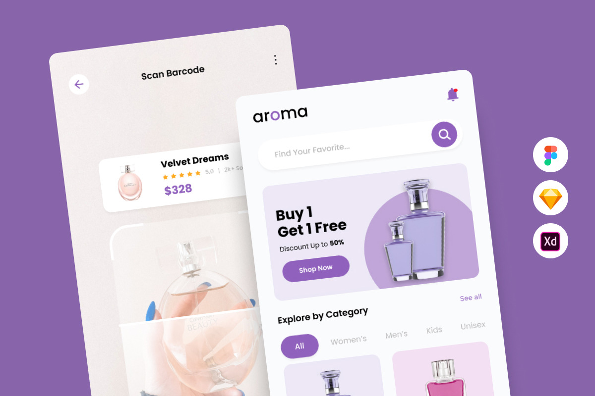 Fragrance - Perfume Mobile App