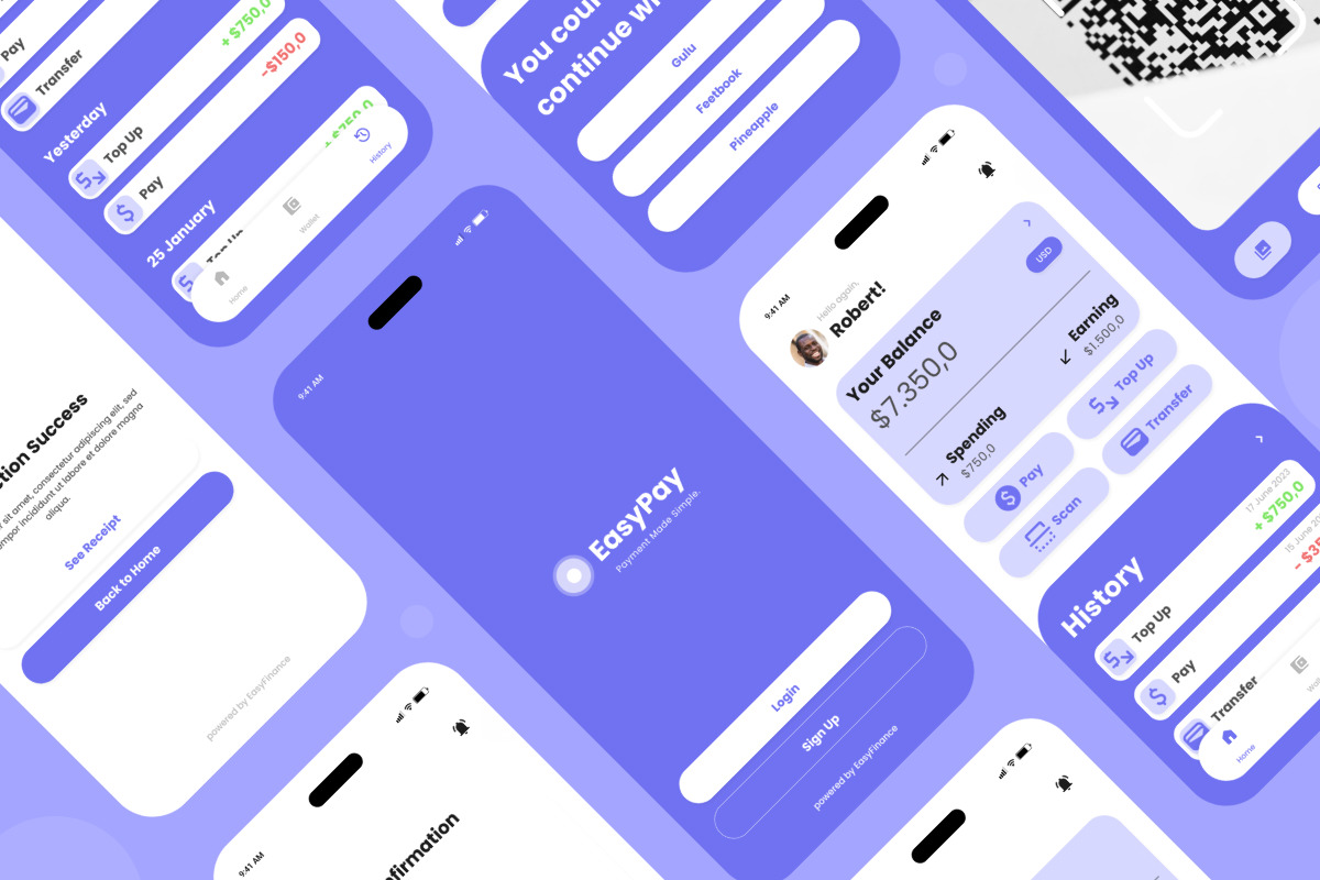 EasyPay - E-Wallet Mobile App EasyPay - E-Wallet Mobile App