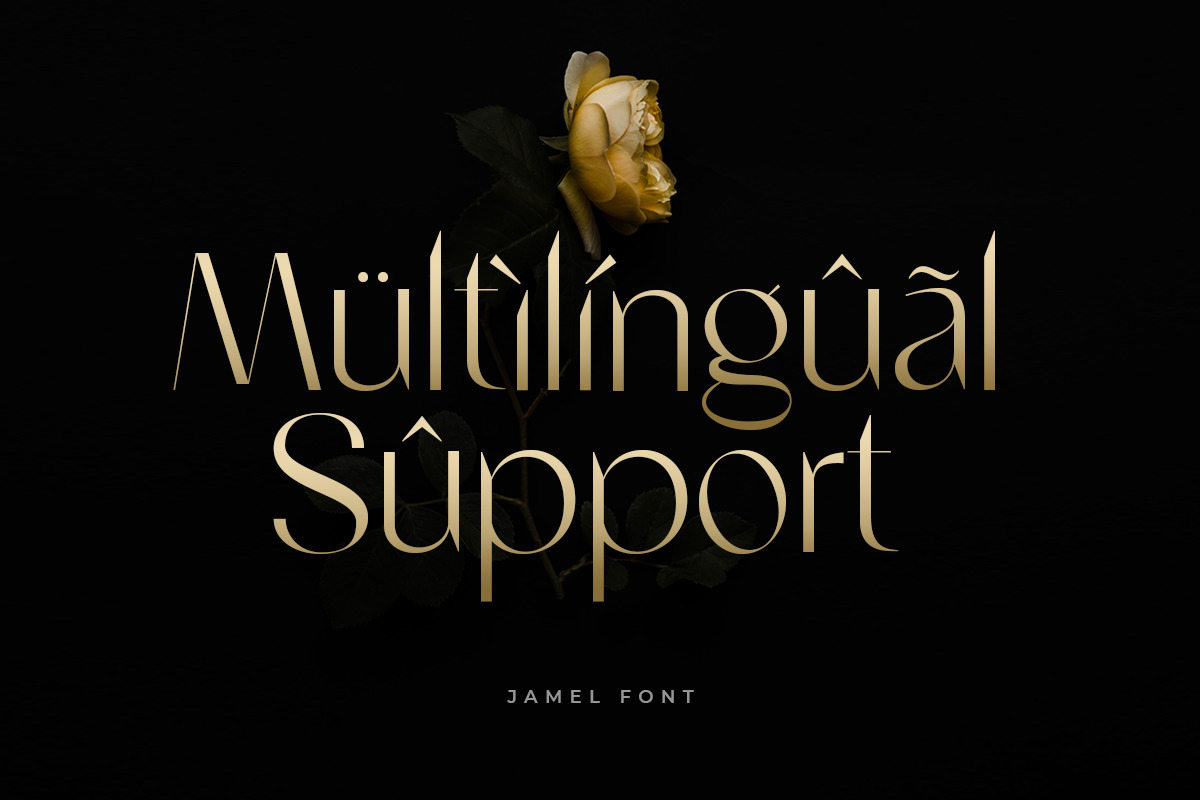 Jamel – Modern Elegant Font