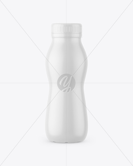 Glossy Dairy Bottle Mockup