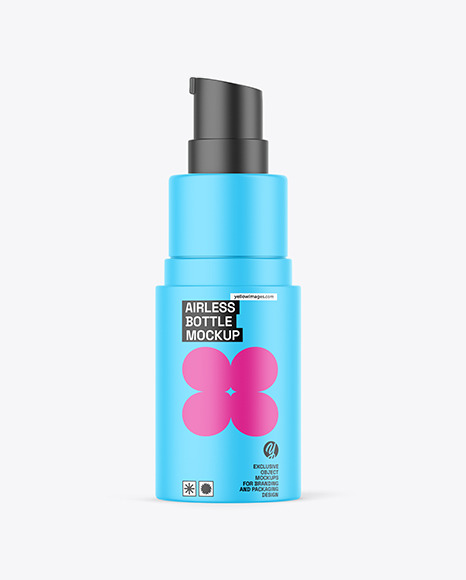 Matte Airless Bottle Mockup