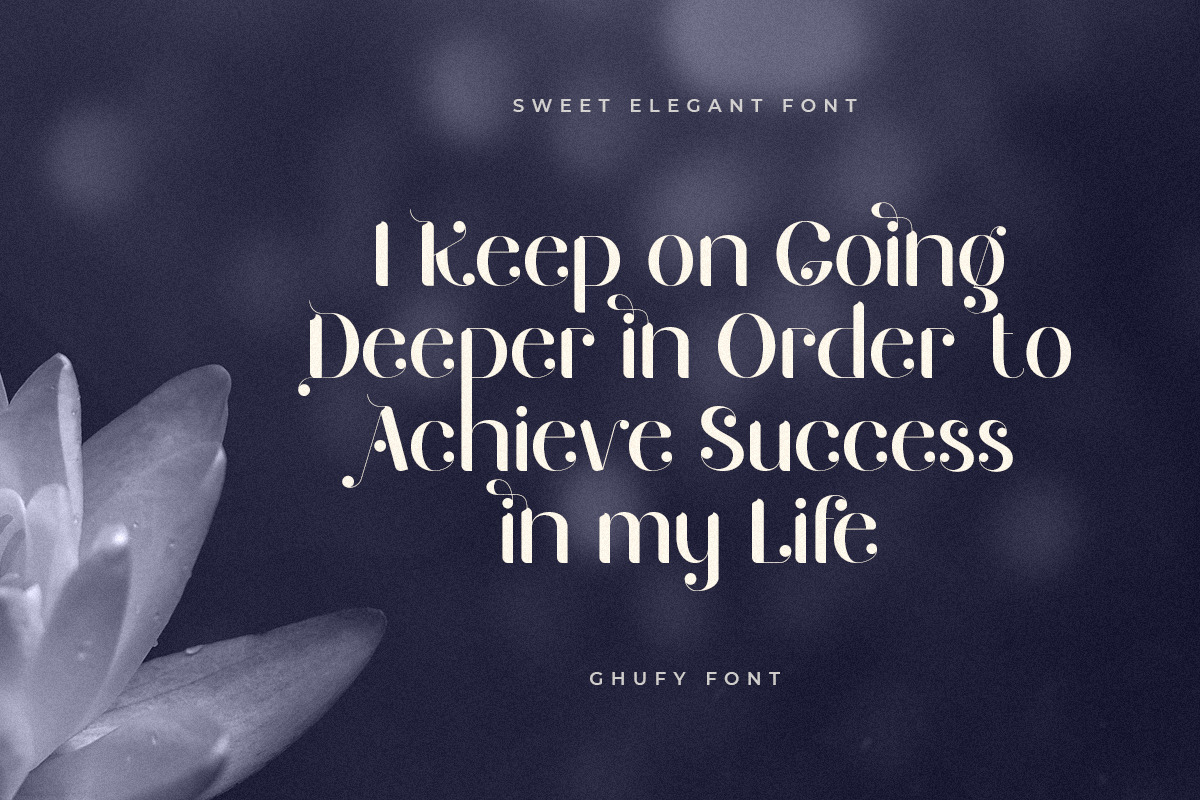 Ghufy - Sweet Elegant Serif Font Ghufy - Sweet Elegant Serif Font