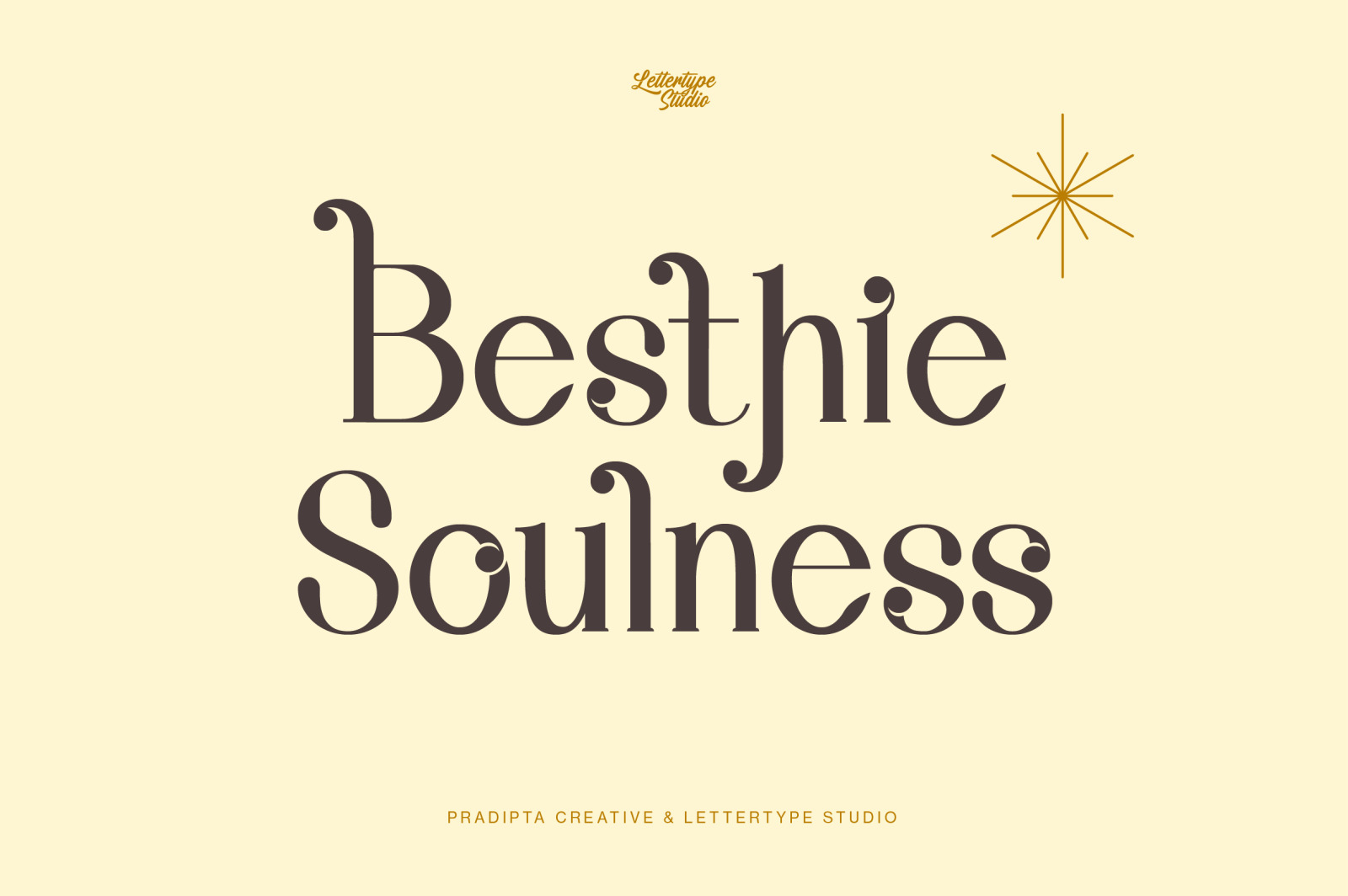 Besthie Soulness a Luxury Serif Font