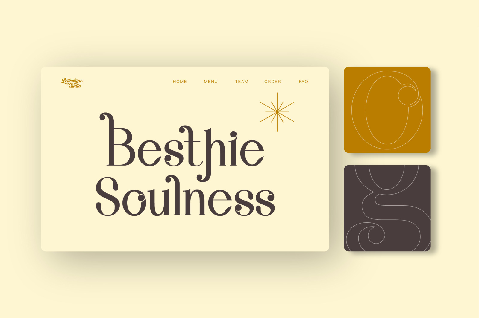 Besthie Soulness a Luxury Serif Font