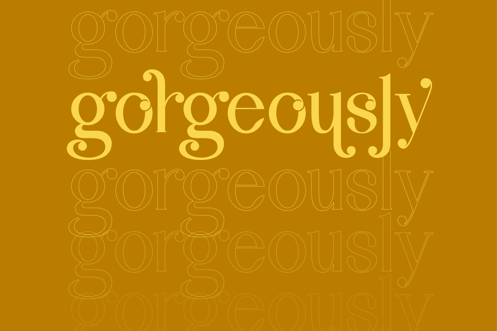 Besthie Soulness a Luxury Serif Font