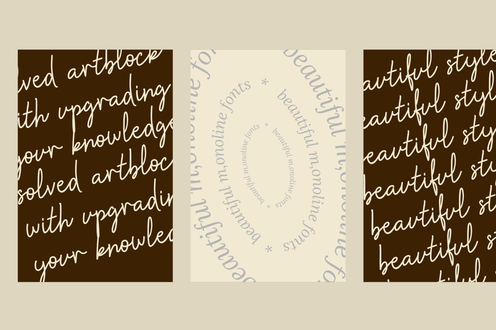 Gwathlyn Beauty Monoline Font Gwathlyn Beauty Monoline Font