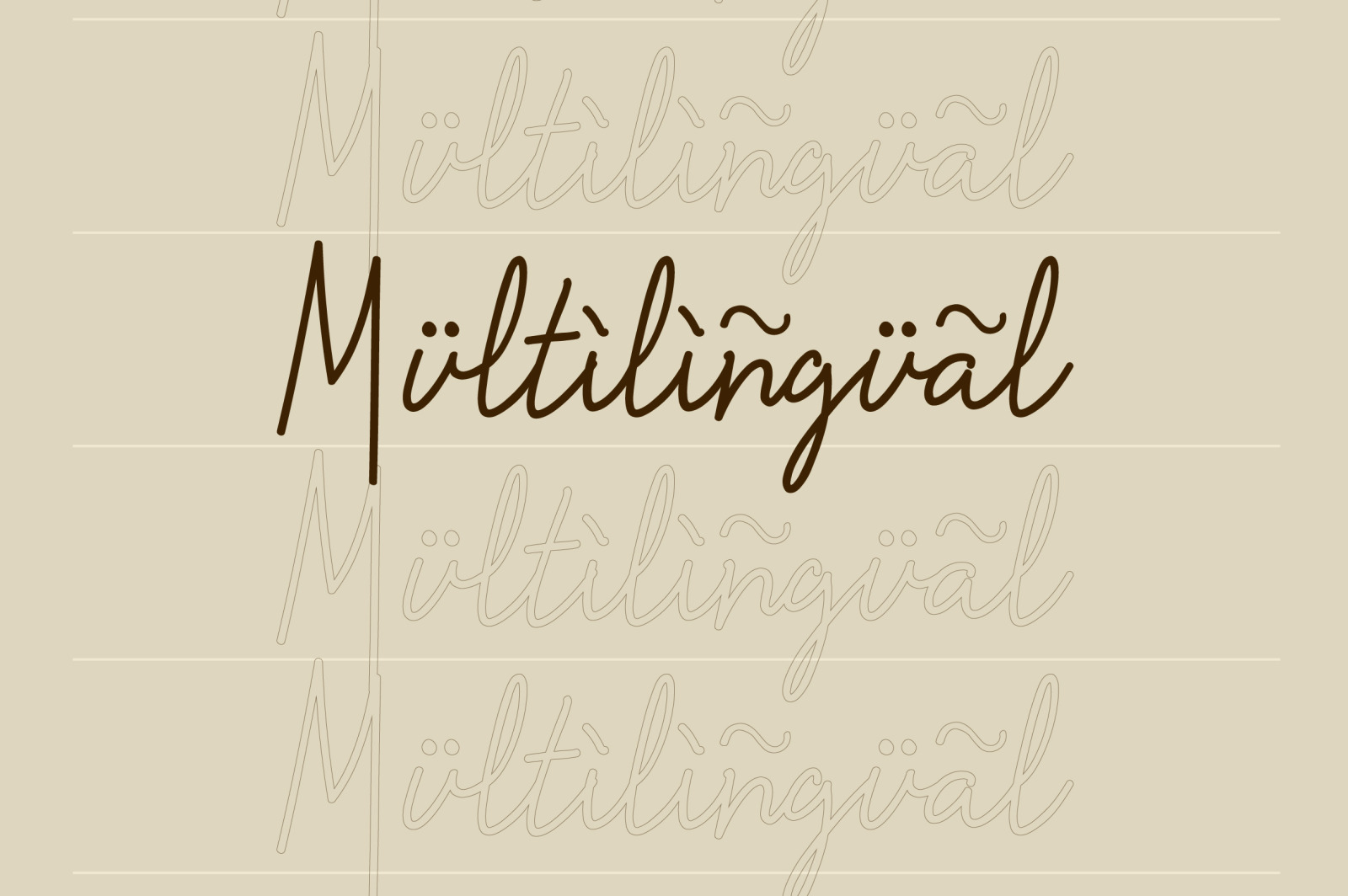 Gwathlyn Beauty Monoline Font Gwathlyn Beauty Monoline Font