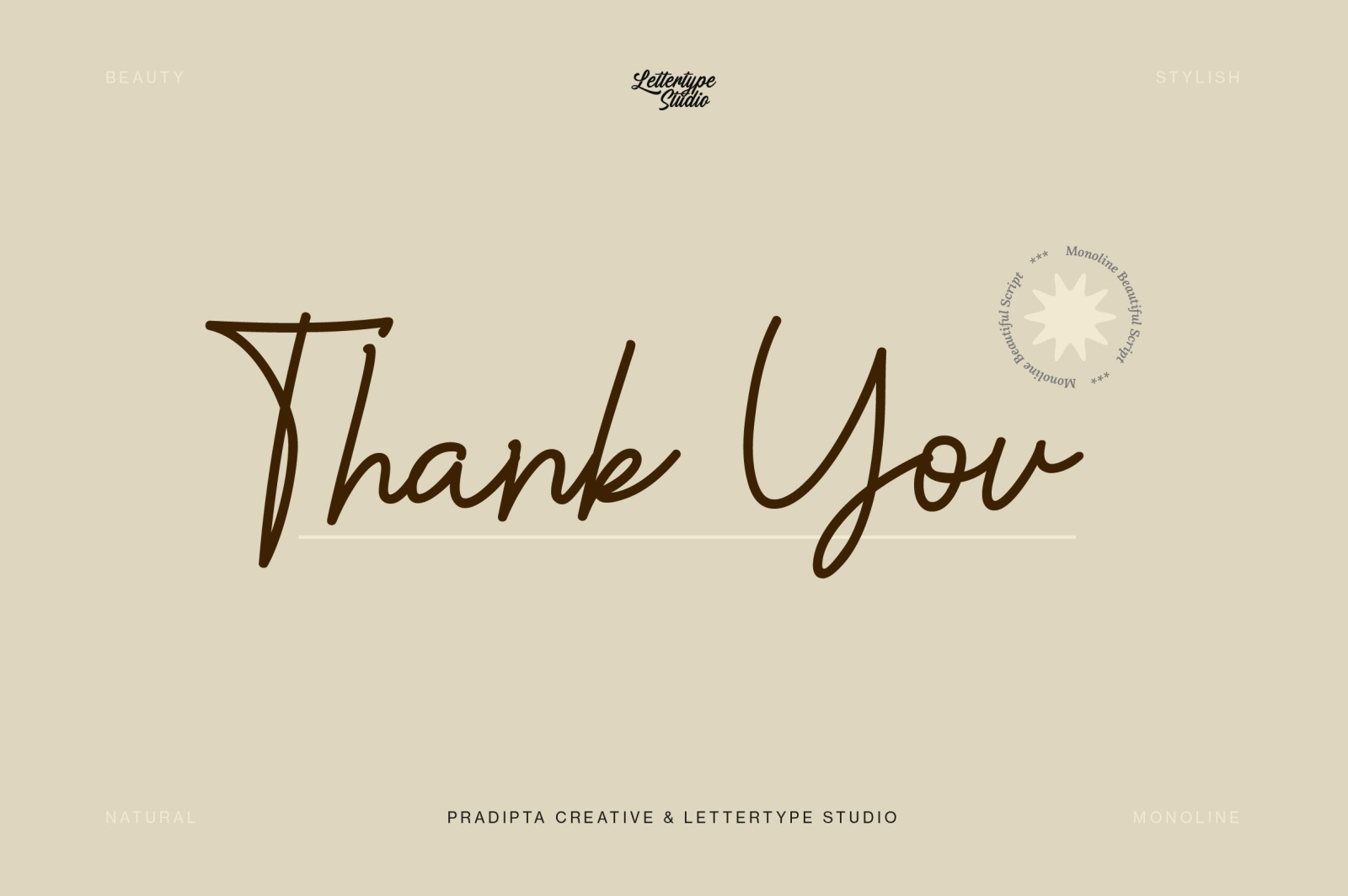 Gwathlyn Beauty Monoline Font Gwathlyn Beauty Monoline Font