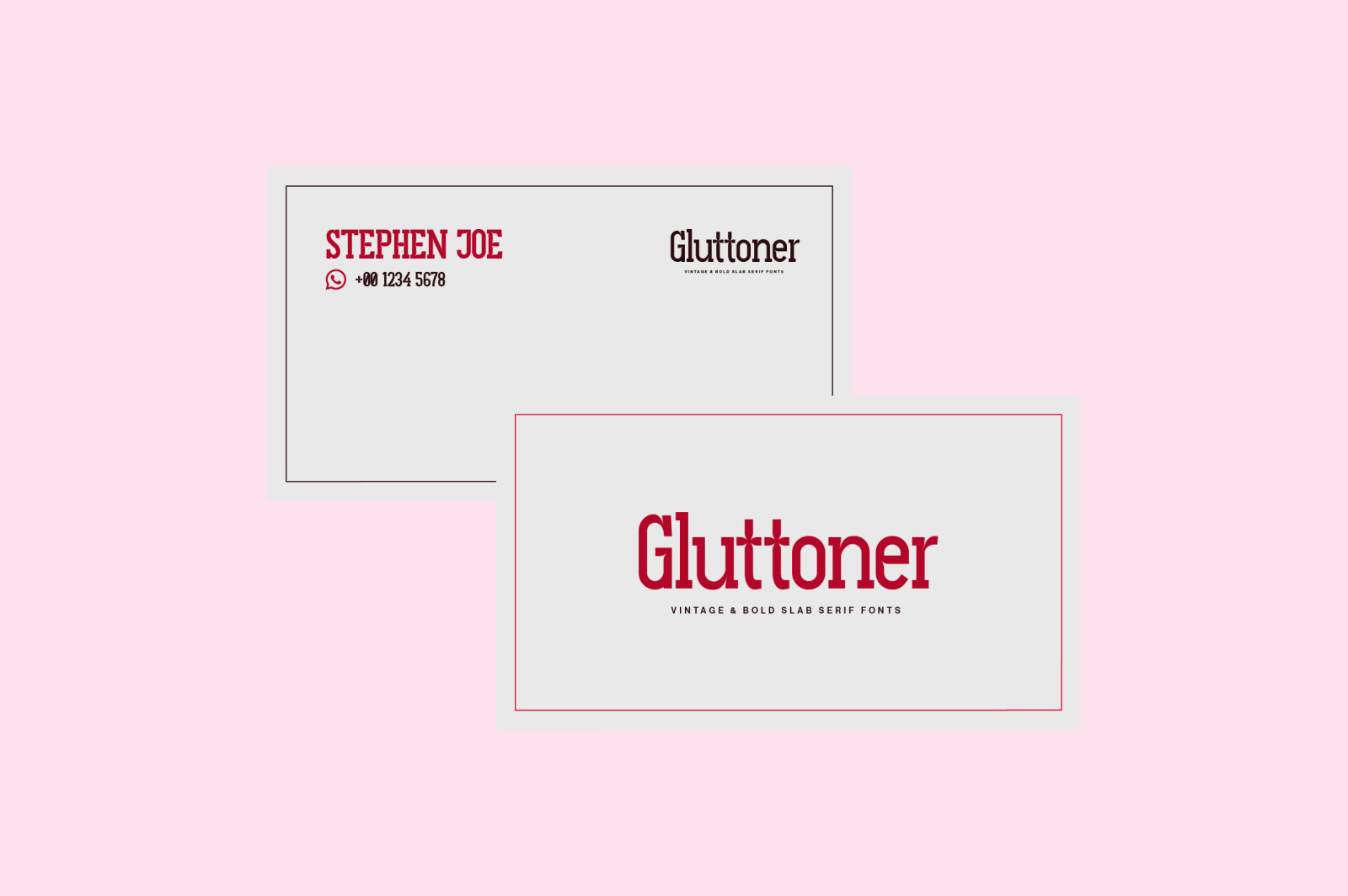 Gluttoner Inktrap Vintage &amp; Bold Serif