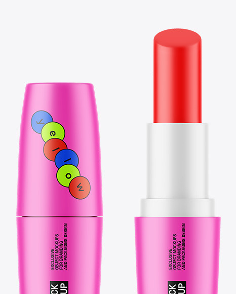 Matte Lipstick Mockup