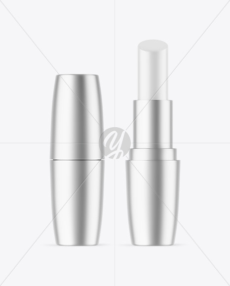 Matte Metallic Lipstick Mockup