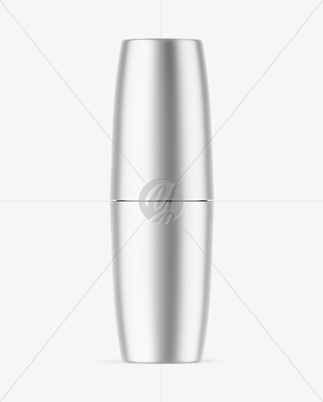 Matte Metallic Lipstick Tube Mockup