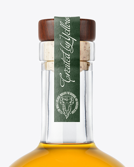 Single Malt Whisky Bottle Mockup