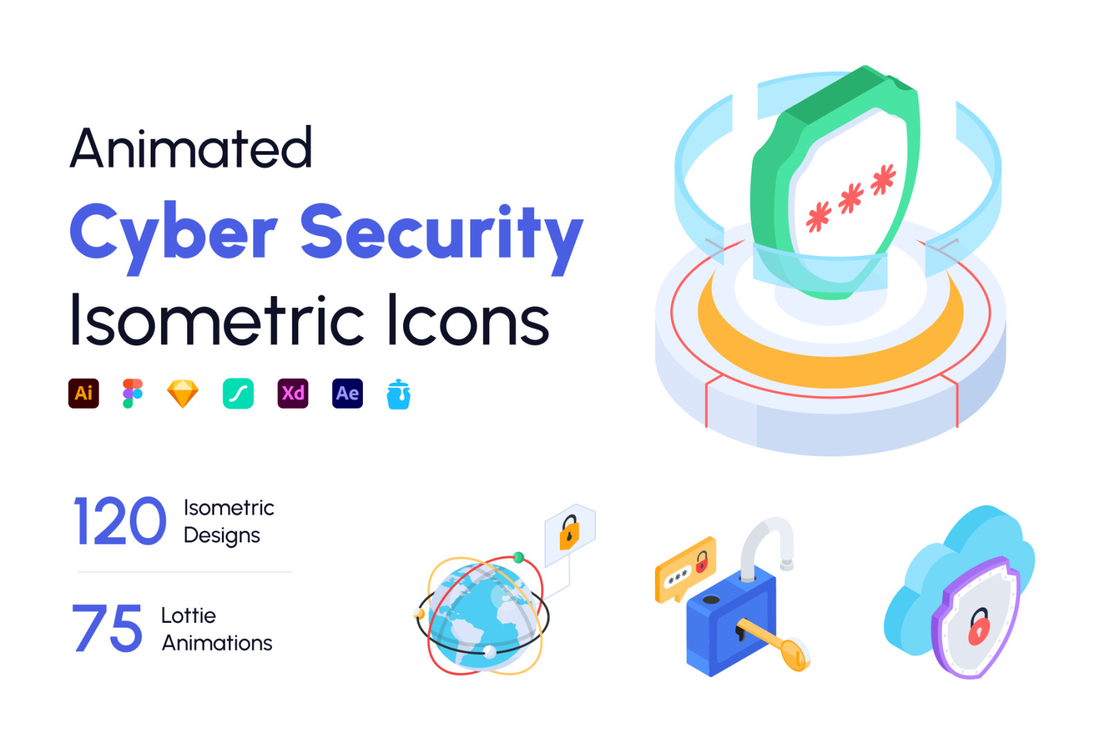 Animated Cyber Security Icons