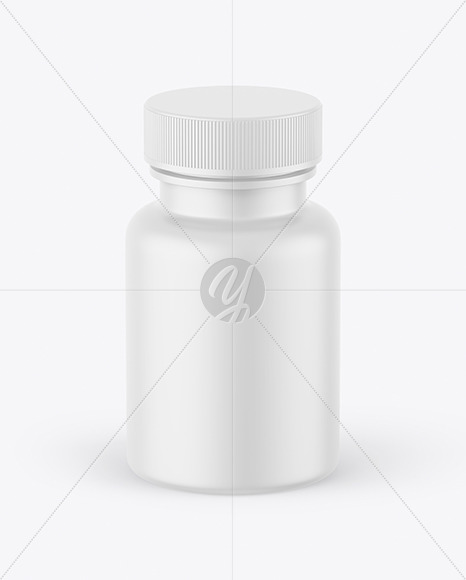 Matte Plastic Bottle Mockup