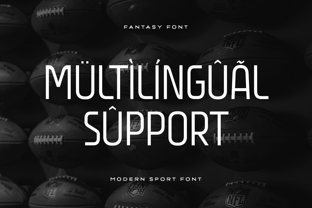 Fantasy - Modern Sport Font