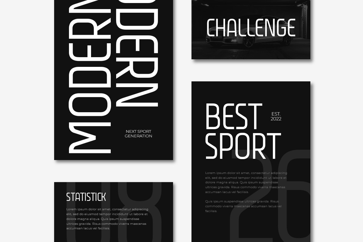 Fantasy - Modern Sport Font Fantasy - Modern Sport Font
