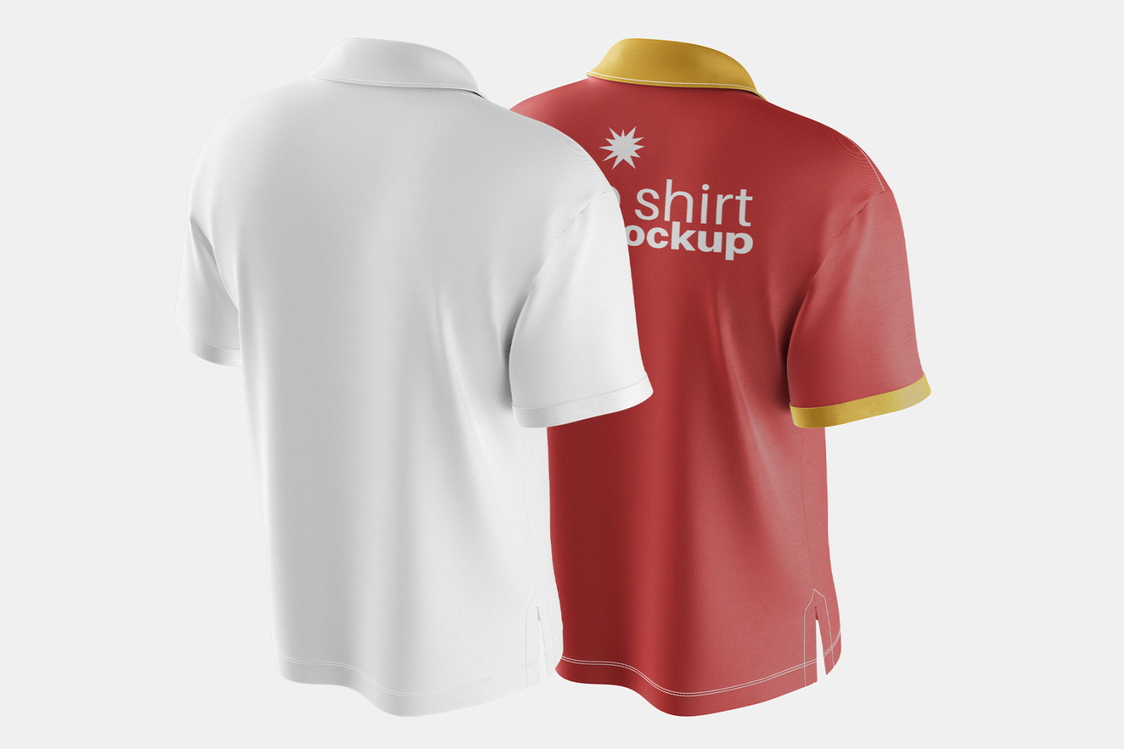 Male Polo Shirt Mockup Set - 6 Editable PSD Male Polo Shirt Mockup Set - 6 Editable PSD