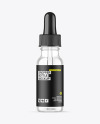 Clear Glass Dropper Bottle Mockup