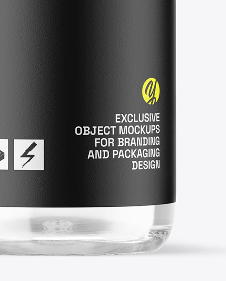 Clear Glass Dropper Bottle Mockup