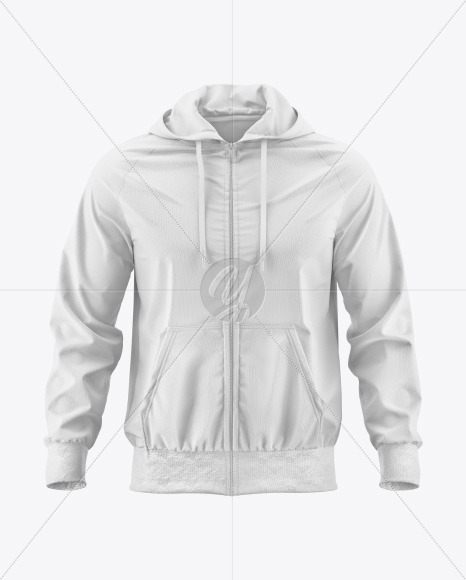 Full-Zip Hoodie Raglan Mockup - Free Download Images High Quality PNG ...