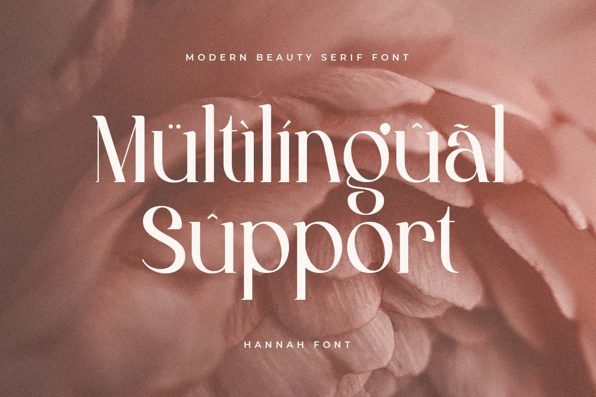 Hannah - Cute Serif Font