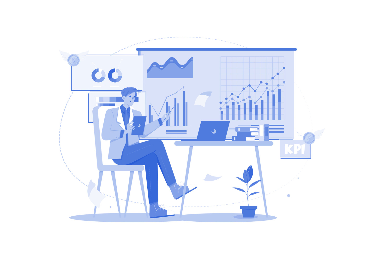 M569_Data Analyst Illustration Pack