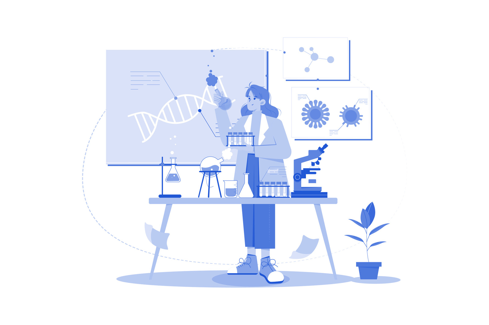 M569_Data Analyst Illustration Pack M569_Data Analyst Illustration Pack