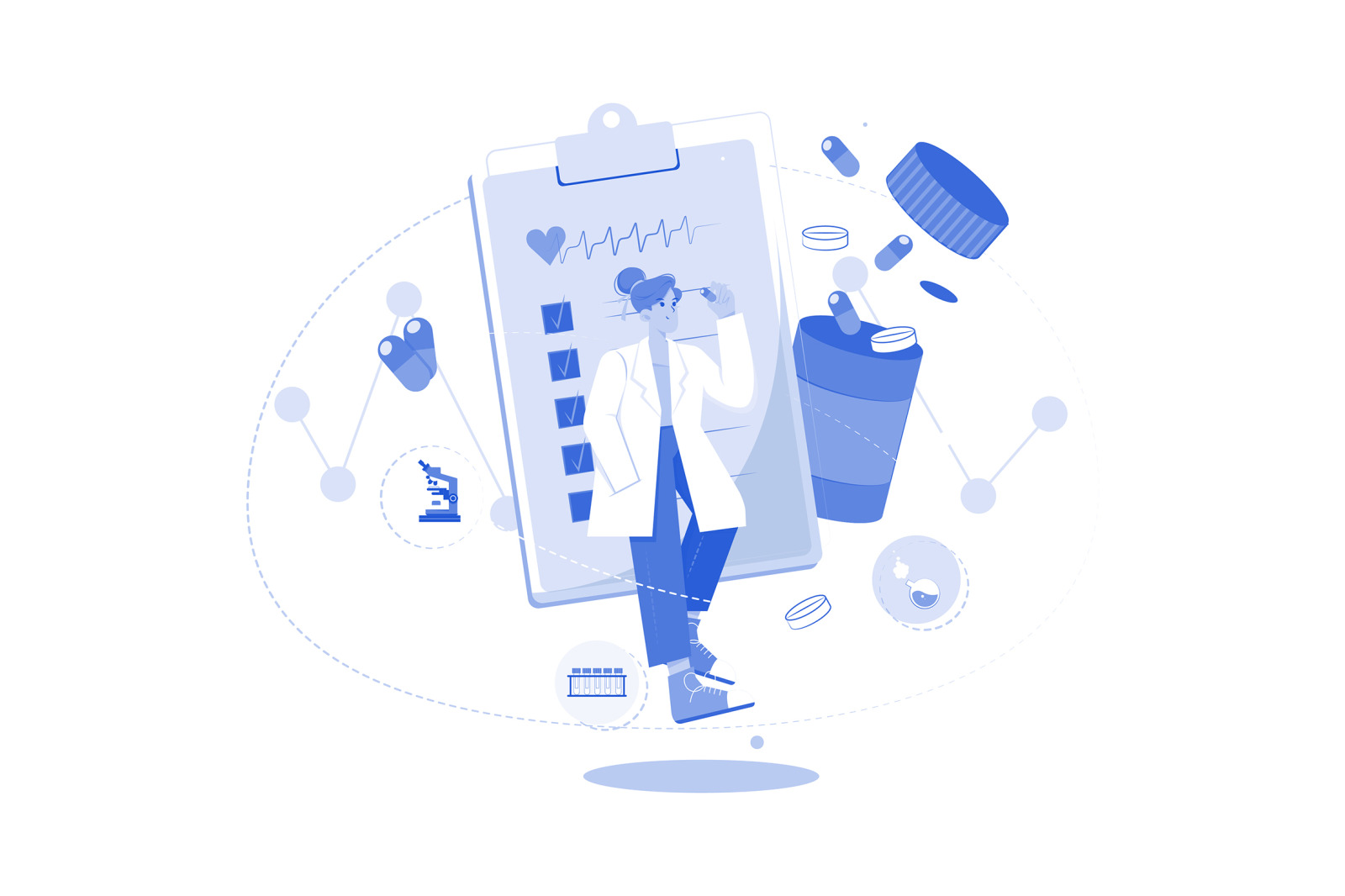 M569_Data Analyst Illustration Pack