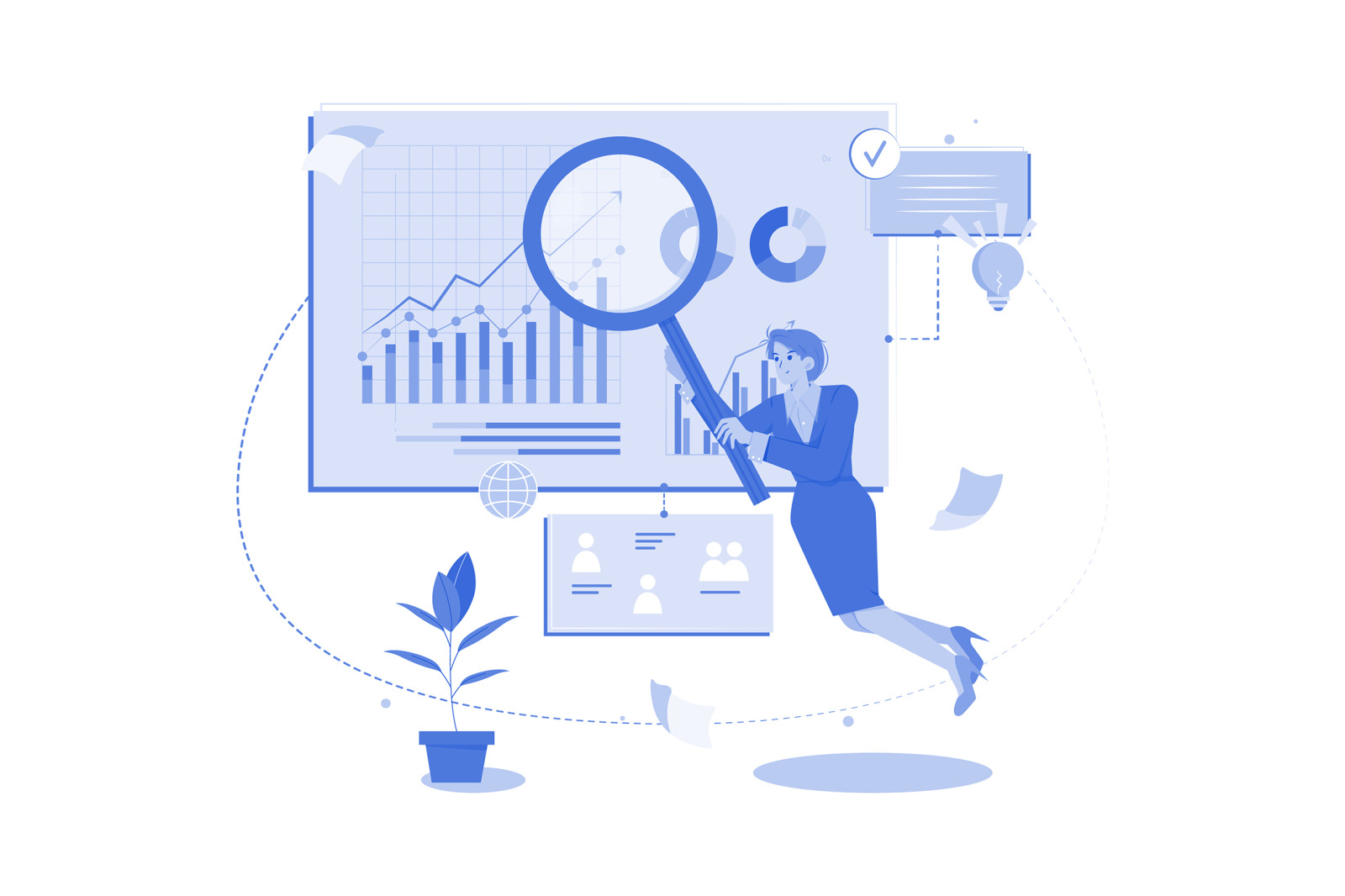 M569_Data Analyst Illustration Pack M569_Data Analyst Illustration Pack