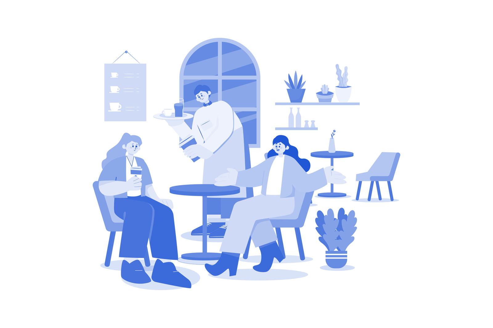 M566_Restaurant Service Illustration Pack M566_Restaurant Service Illustration Pack