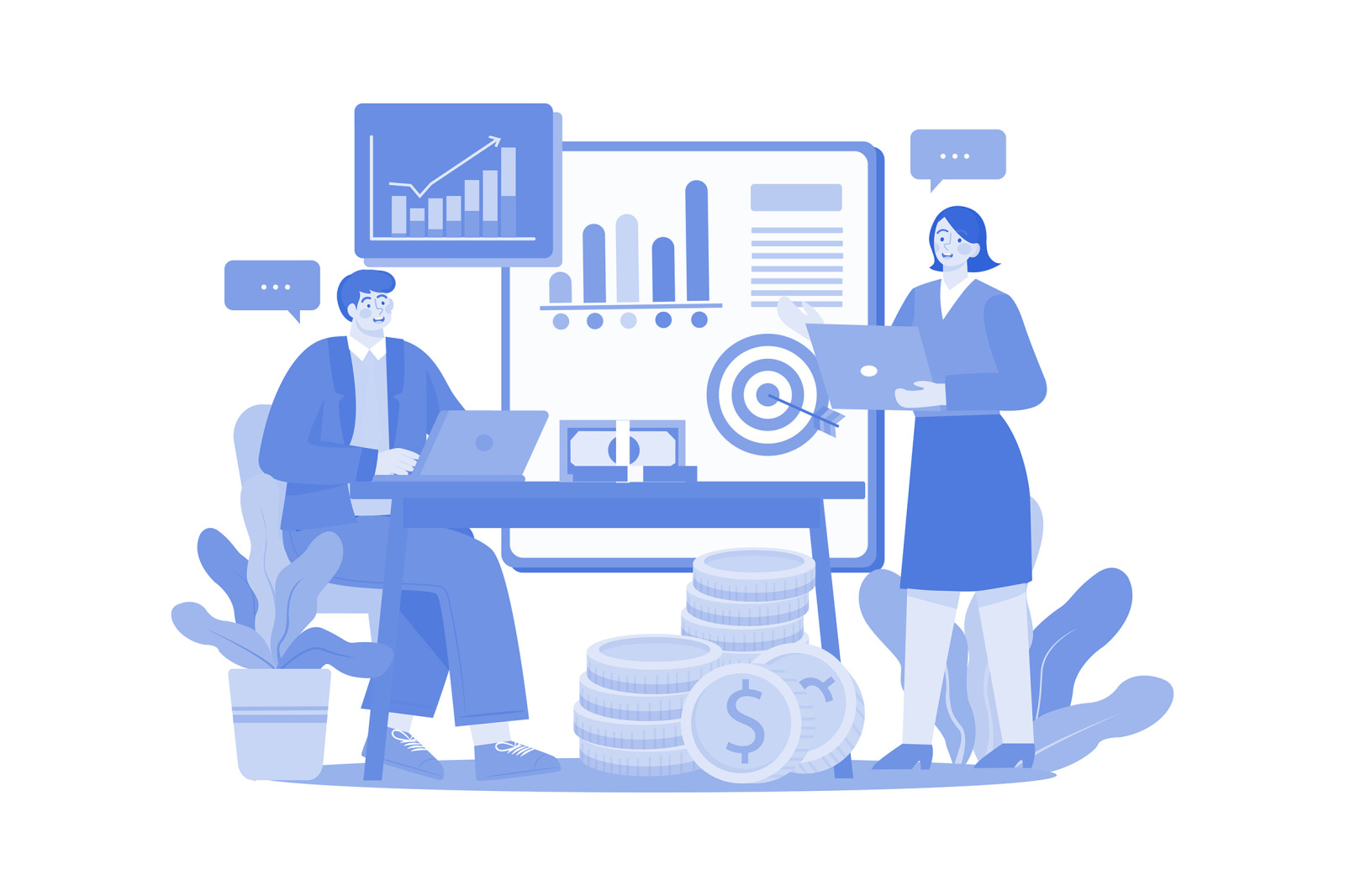 M565_Finance Accounting Illustration Pack M565_Finance Accounting Illustration Pack
